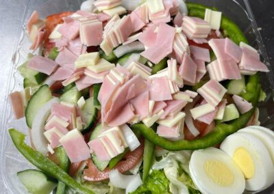 Photo of a chef salad at Damon's Pizza and Italians in Augusta, ME