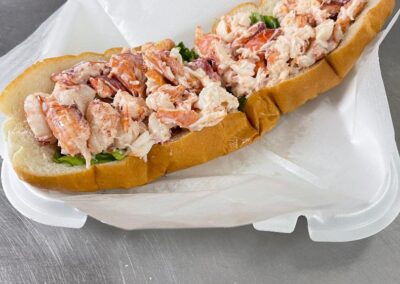 Photo of a Lobster Roll at Damon's Pizza and Italians in Augusta,